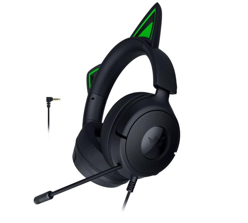 Casti Gaming Head-band RAZER Kraken Kitty V3 X, Wired, Negru