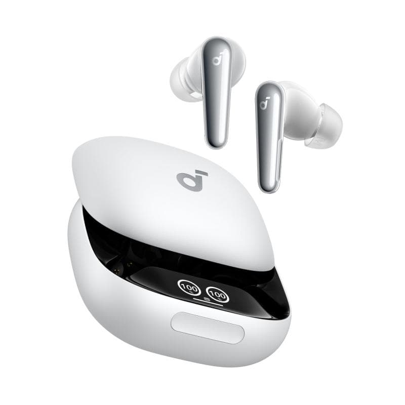 Casti In-ear Soundcore Liberty 4 Pro, Fara Fir, noise-canceling, Alb