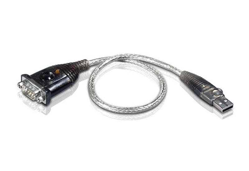Adaptor USB to RS-232 Aten UC232A-AT. Culoarea produsului: Din oţel