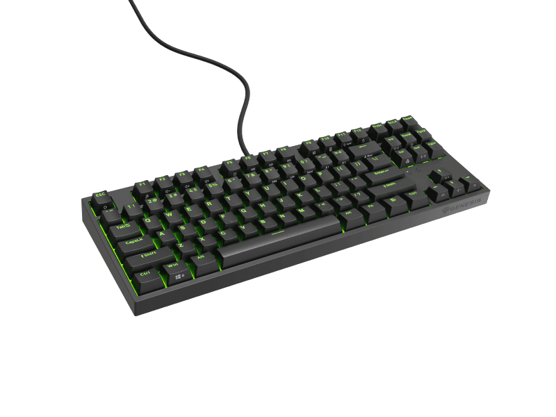 Tastatura gaming mecanica cu fir Genesis Thor 404 TKL, iluminare