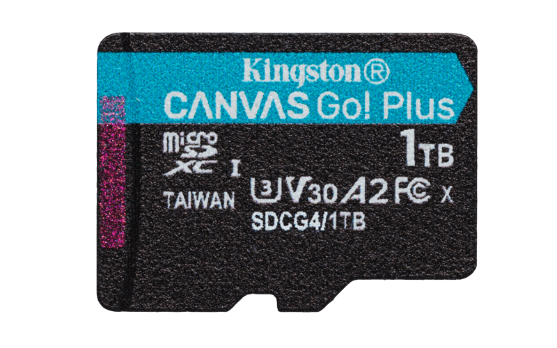 Card de Memorie MicroSDXC Kingston,1TB,Canvas GO Plus,Fara Adaptor
