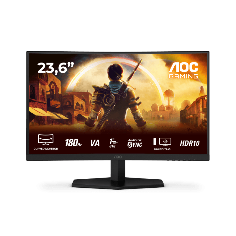 Monitor AOC 23.6" C24G42E, Curvature: 1500R, Diagonal (inch): 23.6, Diagonal