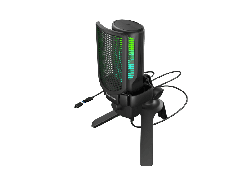 Microfon Genesis Radium 250, tip Condenser, model cardioid, suport fix,