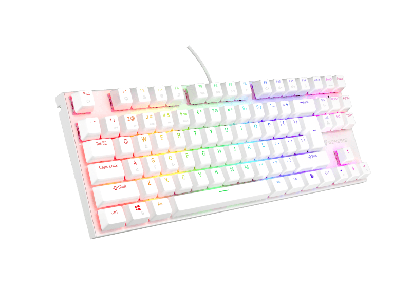 Tastatura gaming mecanica cu fir Genesis Thor 303 TKL, iluminare