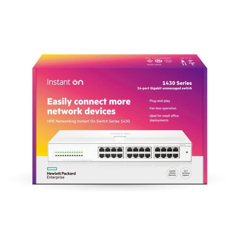 HPE Networking Instant On Switch 24p Gigabit 1430 - 4