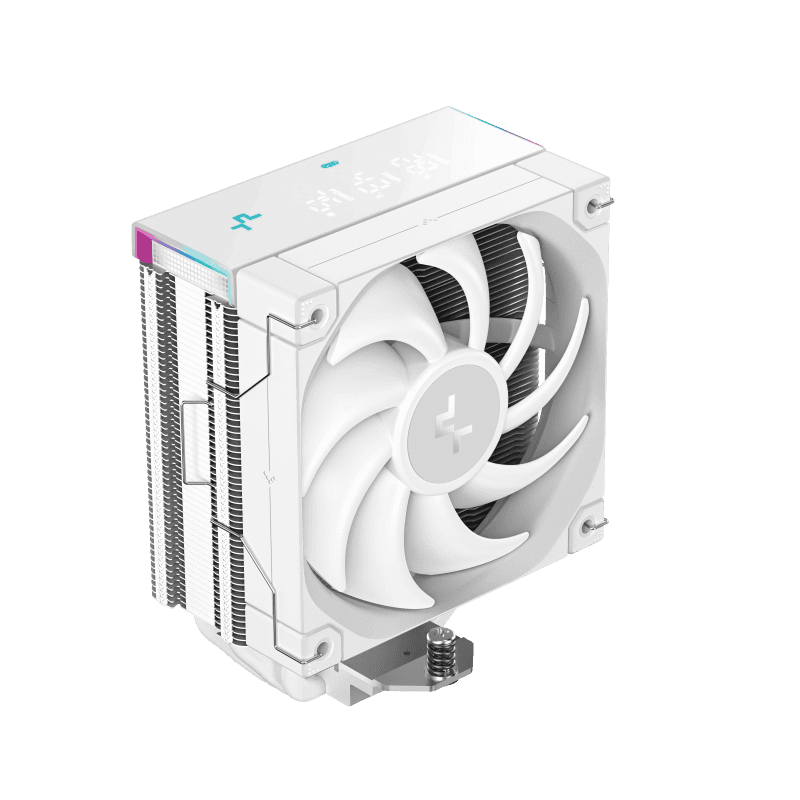 Cooler Procesor DEEPCOOL AK400 DIGITAL PRO ALB, marime heatsink 120x60x152mm,