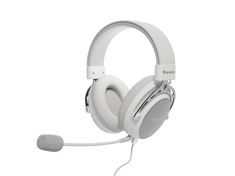 Casti Gaming Head-band Genesis Toron 301, Wired, Alb