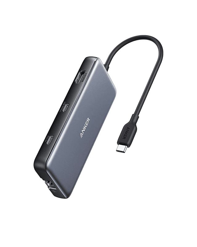 Hub 555 USB-C 8 in 1Anker, 1 x port de