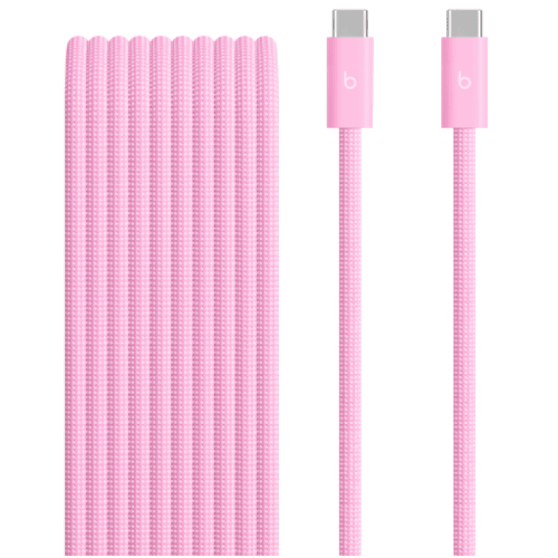 Beats USB-C to USB-C Woven Cable (1.5m) - Power Pink