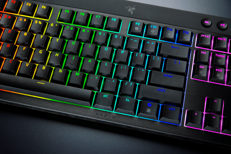 Tastatura mecanica wireless Razer Blackwidow V4 Low profile HyperSpeed, switch