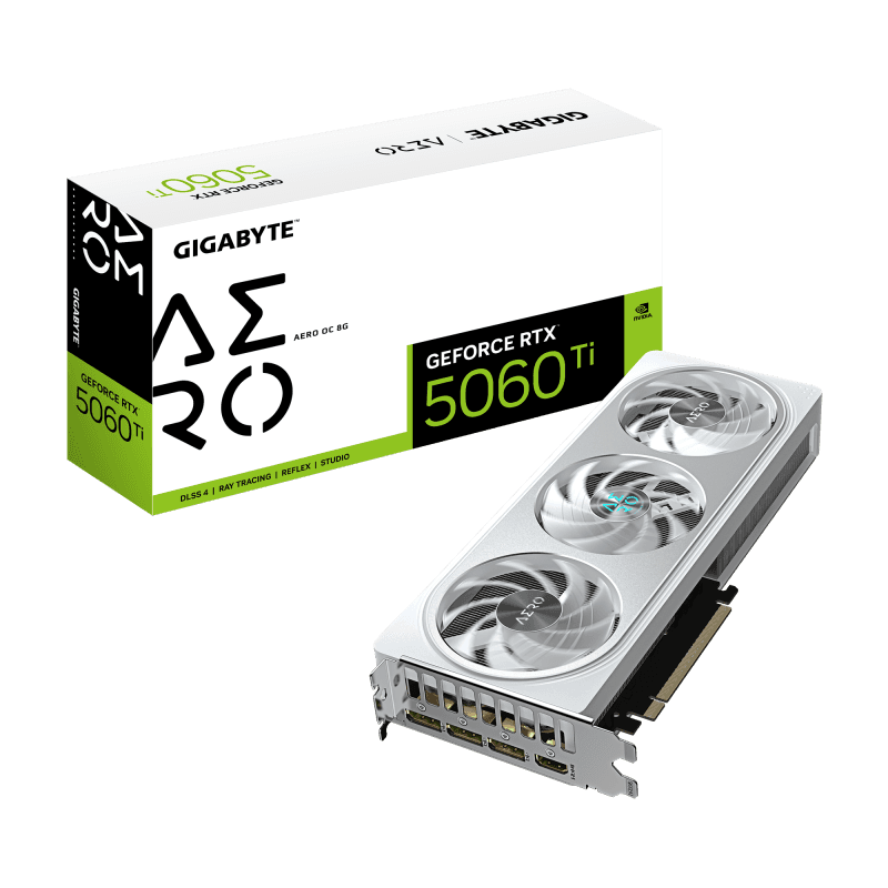 Placa video Gigabyte GEFORCE RTX 5060 Ti AERO OC, 8GB