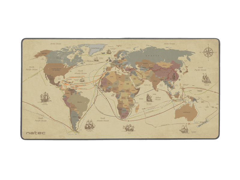 Mouspead Natec Discoveries Maxi, material cauciuc+textil, dimensiuni 800 x 400