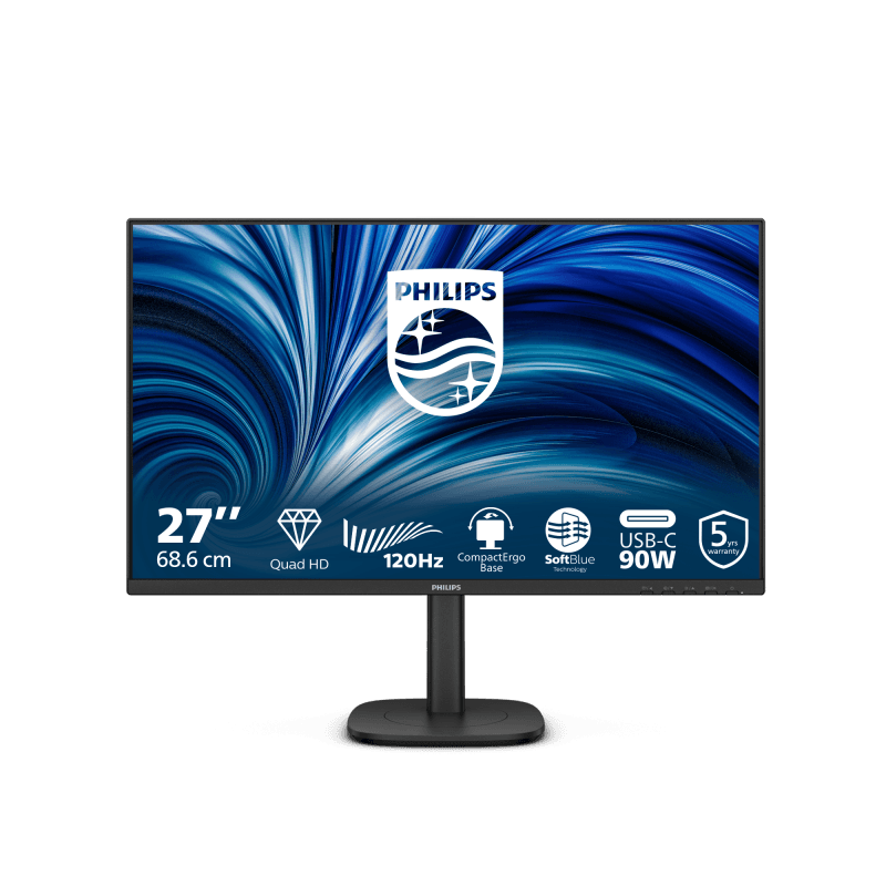 Monitor Philips 27" 27B2U3601/00, Diagonal (inch): 27, Diagonal (cm): 68,