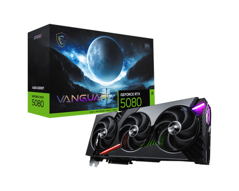 Placa video MSI GEFORCE RTX 5080, 16GB GDDR7, PCI Express