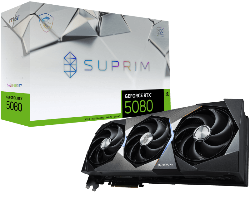 Placa video MSI GeForce RTX 5080, 16GB GDDR7, PCI Express