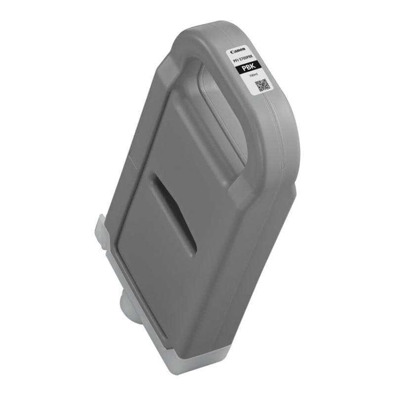 Canon PFI-3700PBK. Black ink volume: 700 ml, Supply type: Single