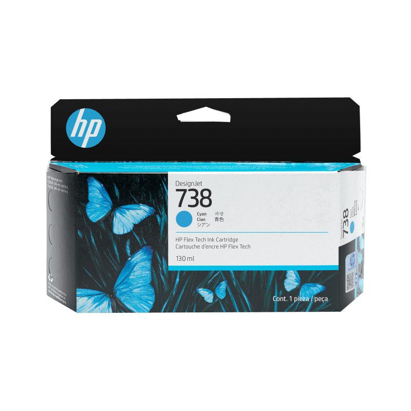 HP 498N5A INK CARTRIDGE 130 ml Cyan