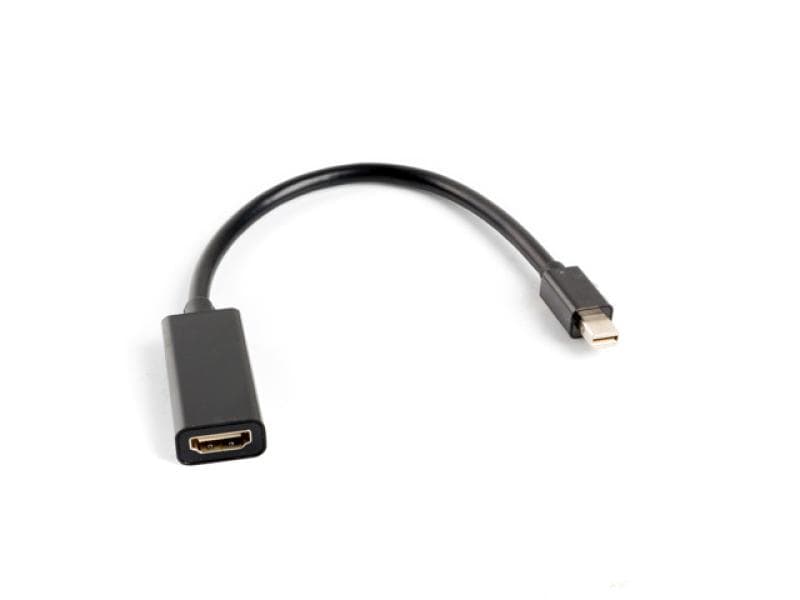 Cablu adaptor Mini DisplayPort(M) 1.2 -> HDMI(F) 20 cm negru