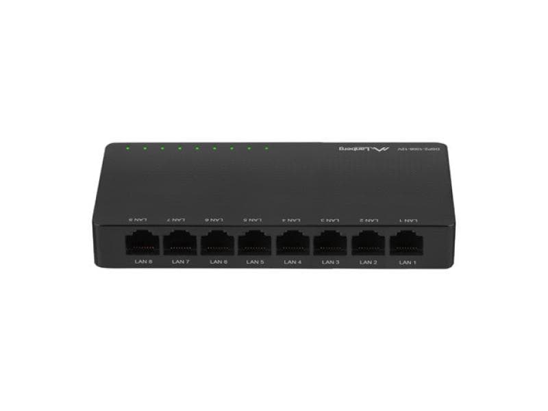 Switch  DSP2-1008-12V 8x 1 Gb/s, fara management, Gigabit Ethernet,
