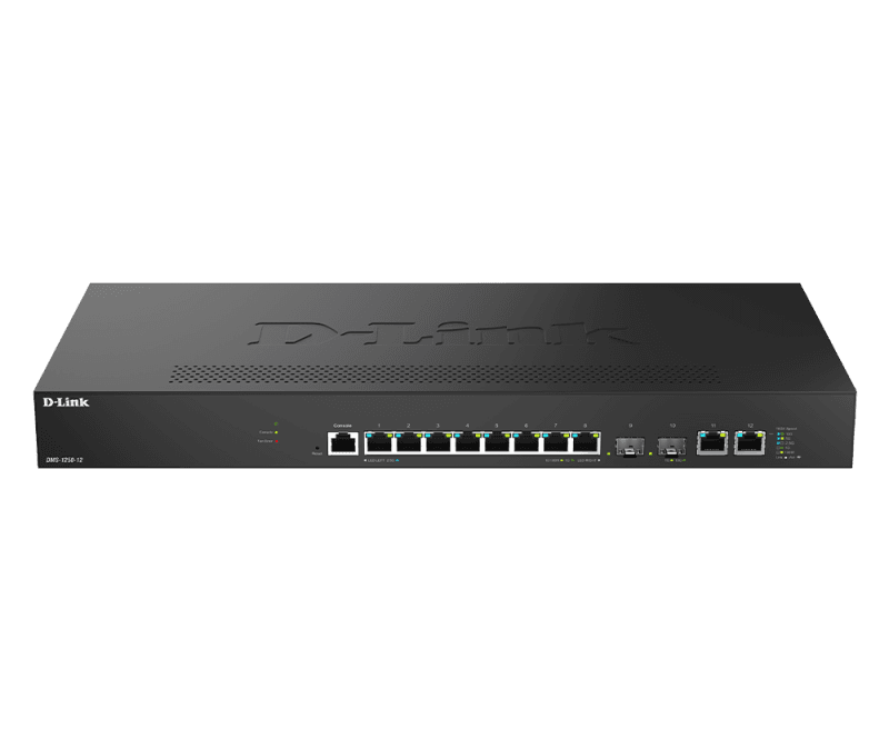 Switch D-Link 2.5Gigabit DMS-1250-10S, 8x RJ-45, 2x SFP+, 1x Console,