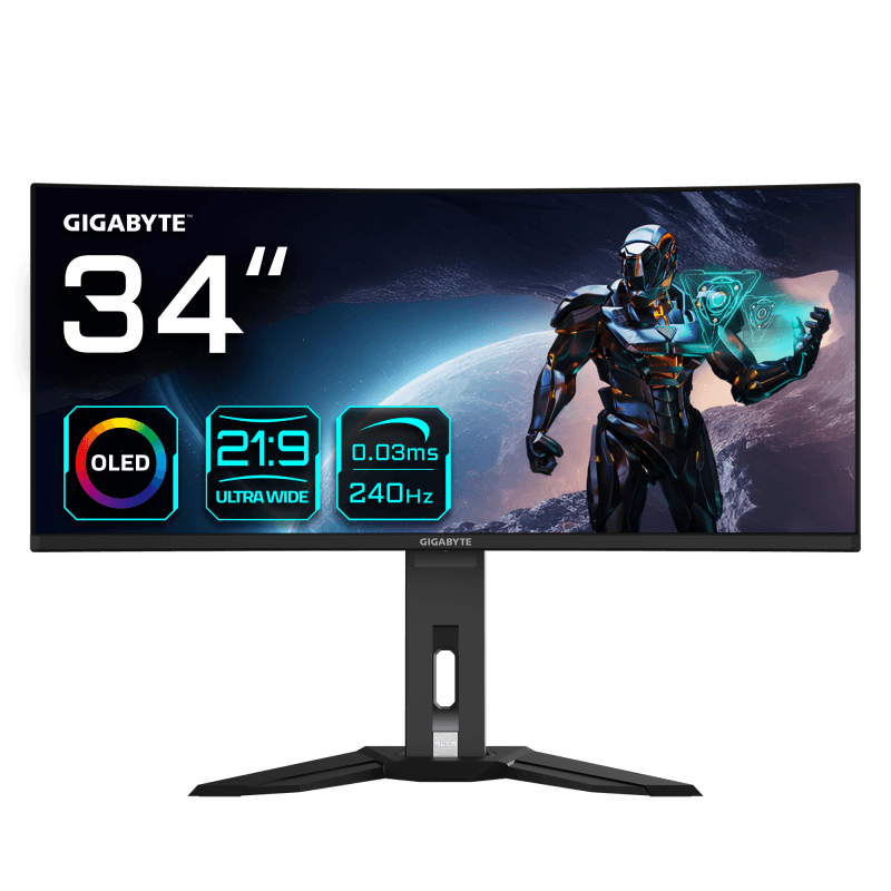 Monitor Gaming Gigabyte MO34WQC2; Panel Size (diagonala): 34", Display Viewing