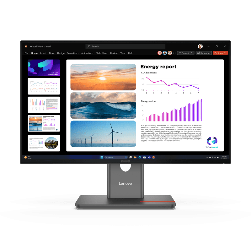Monitor Consumer Lenovo ThinkVision P24Q-40, 23.8", 2560 x 1440 pixeli,