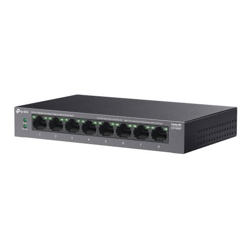 TP-LINK 5-PORT GIGABIT SWITCH LS108GP, interfata  8× 10/100/1000Mbps RJ45 - 3