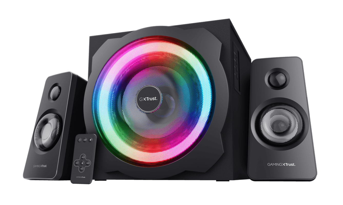Sistem 2.1Trust GXT629 Tytan cu fir, USB 2.1, putere maxima