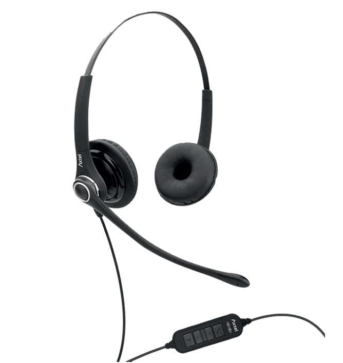 Casti Over-ear Axtel PRO MS XL duo NC, Cu fir,