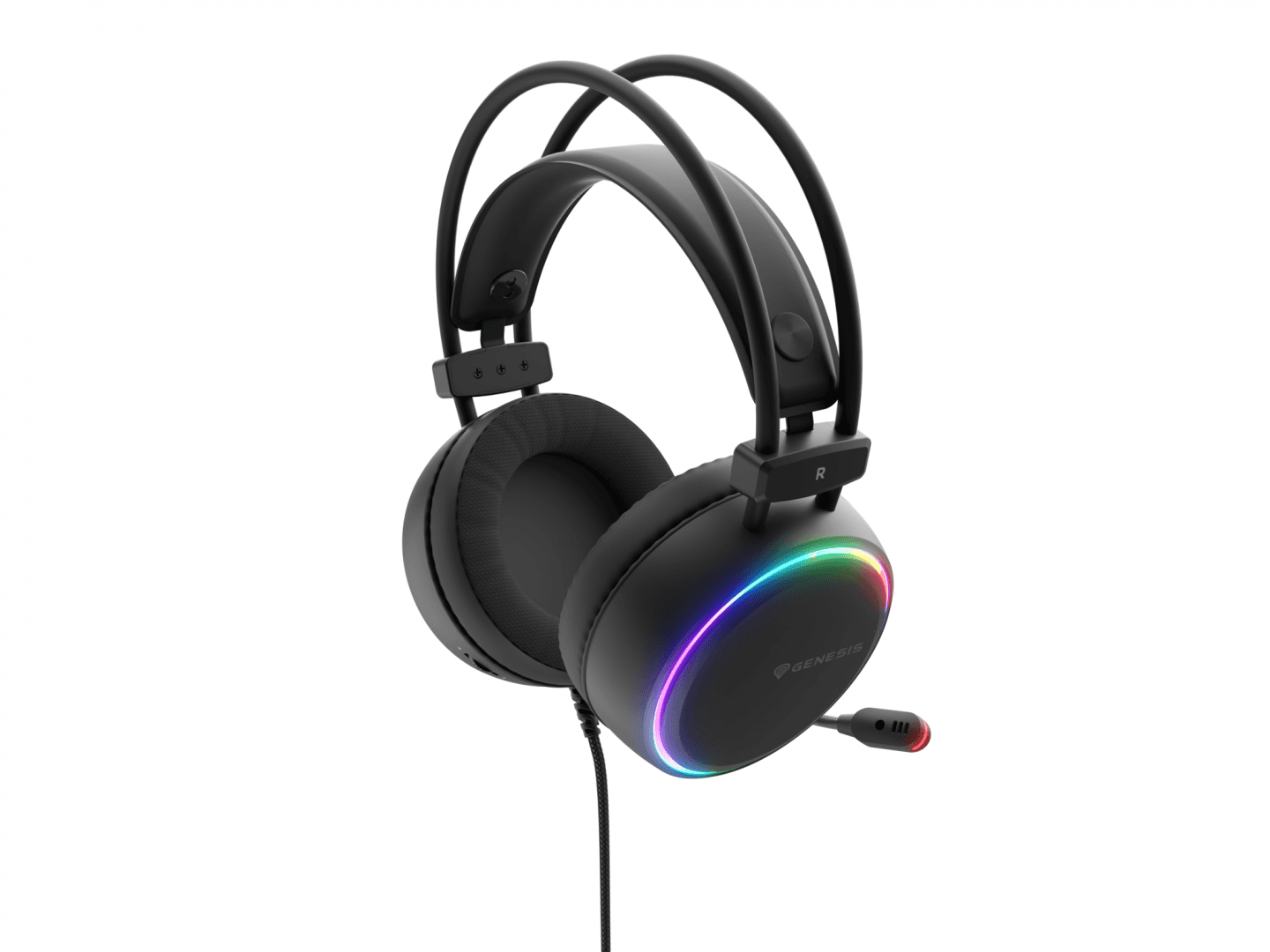 Casti Gaming Head-band Genesis Neon 613 G2, Wired, Negru - 6