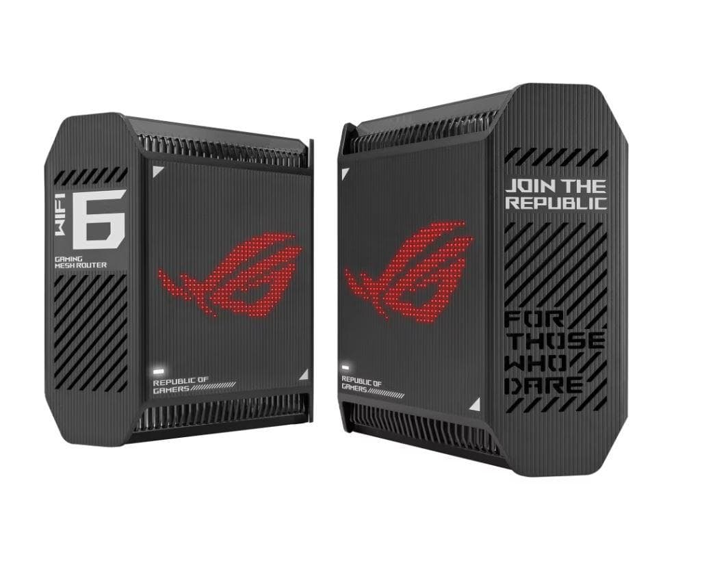Kit Routere Wireless Asus GT6(B-2-PK)Black, tri-band, WI-FI 6, Standard retea: - 2