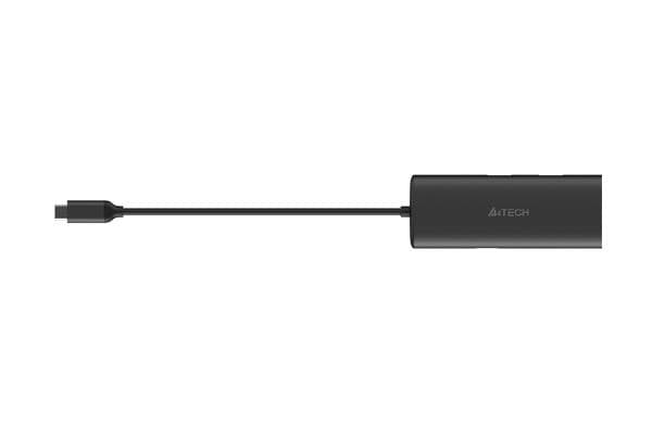 DOCKING Station A4tech universal, 8-in-1, cablu 0.20m, gri - 4