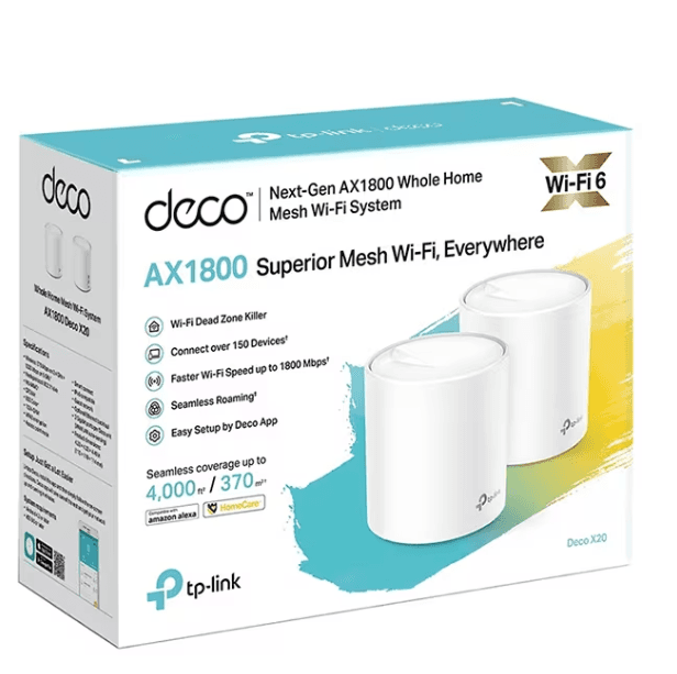 TP-Link DECO X10(2-PACK) Sistem Mesh Wi-Fi 6 Dual-Band AX1500 cu - 2