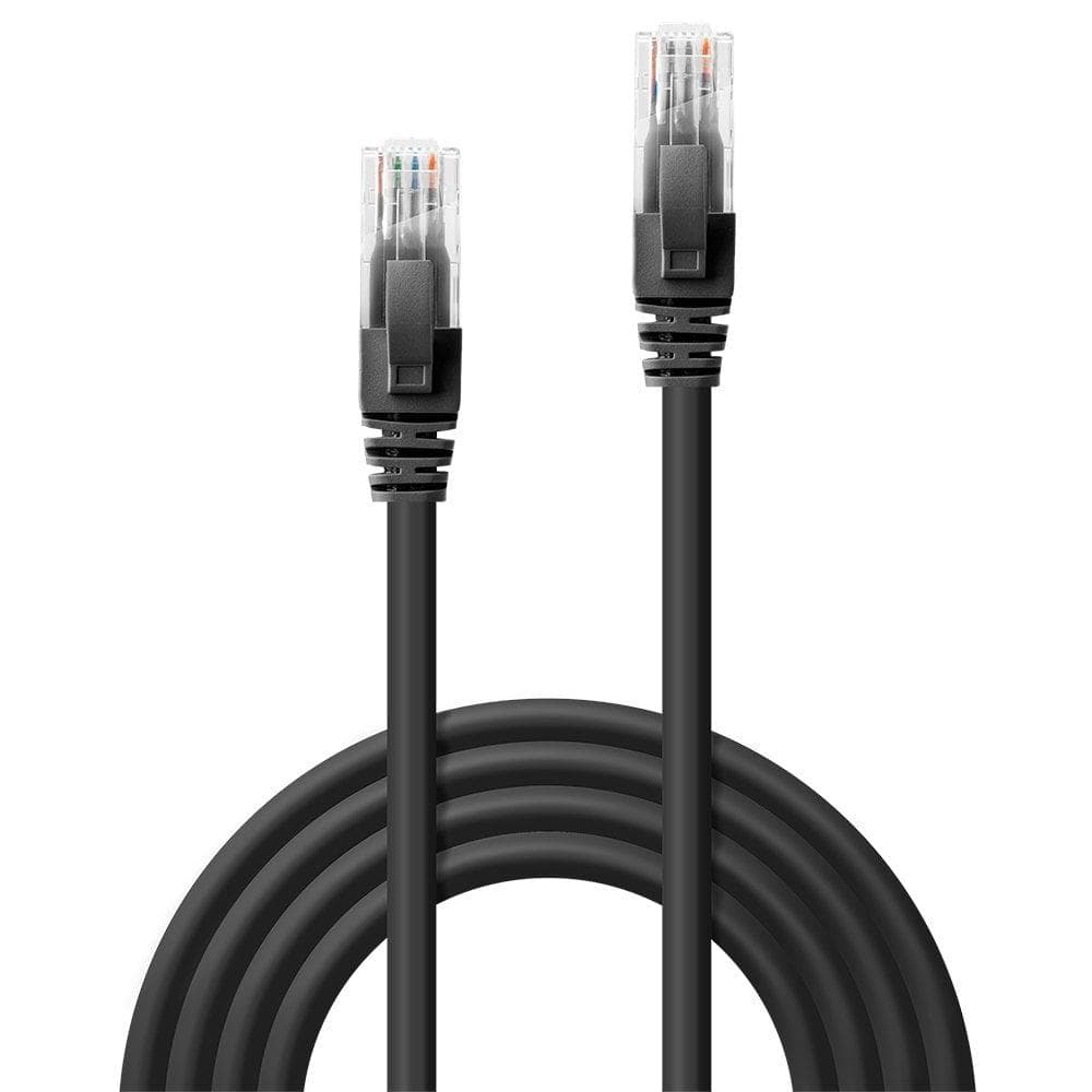 Cablu retea Lindy LY-48077, 1m Cat.6 U/UTP, Black - 3