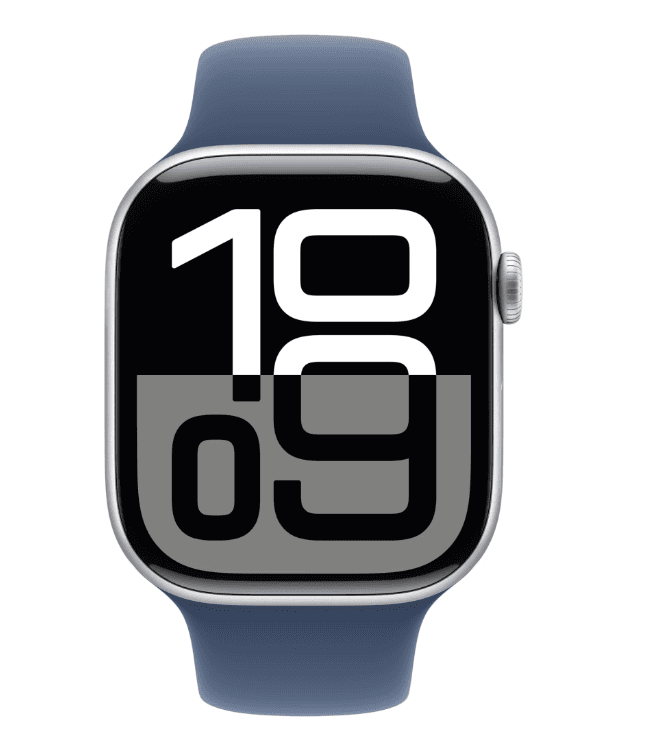 Apple Watch Series 10 GPS + Cellular 46mm Silver Aluminium