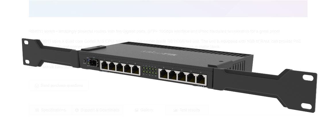 MikroTik RouterBOARD 4011iGS+ with Annapurna Alpine AL21400 Cortex A15CPU (4-cores, - 2