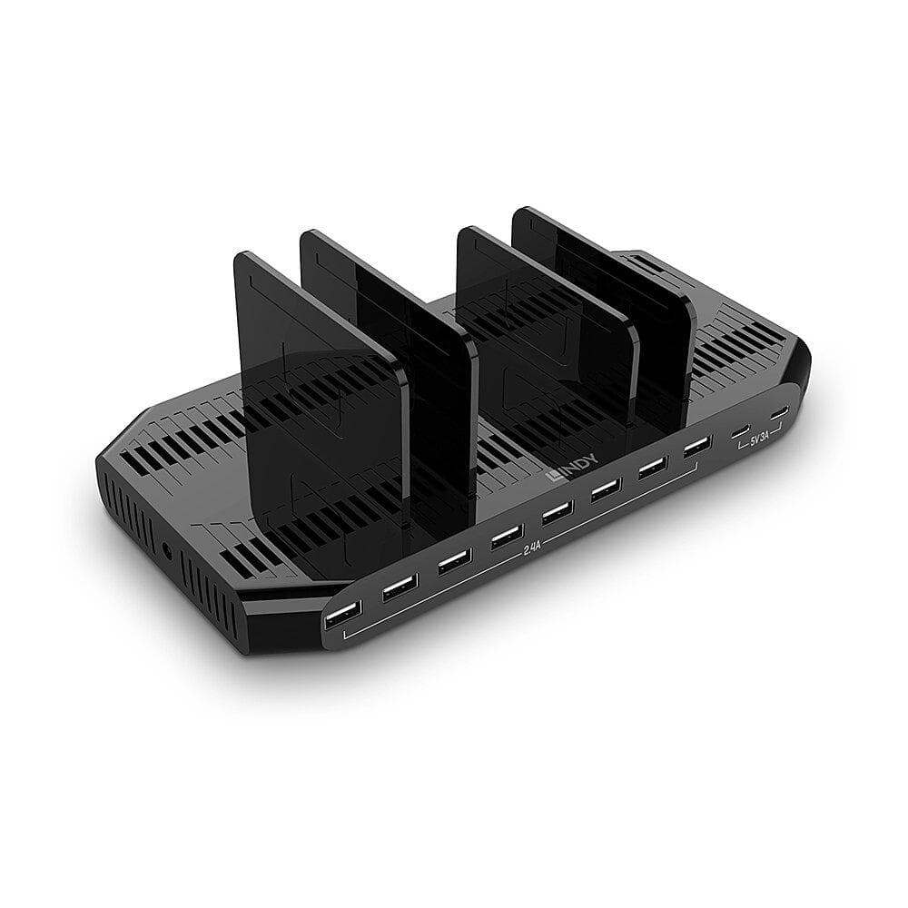 Statie de incarcare USB Lindy, 10 porturi, putere maxima 120W, - 4