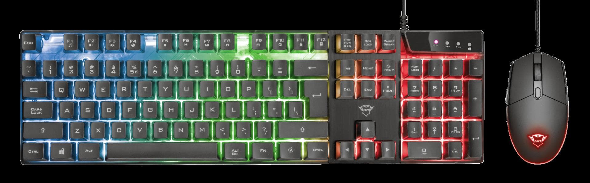 Kit Tastatura + Mouse Trust GXT 838 Azor Gaming Combo, - 3