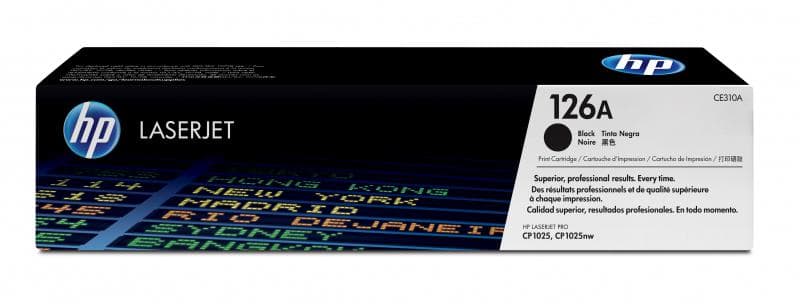 Toner HP CE310A, black, 1.2 k, LaserJet Pro 100 M175A,