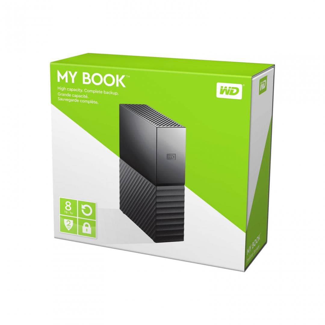 HDD Extern WD My Book, 8TB, negru, USB 3.0 - 2