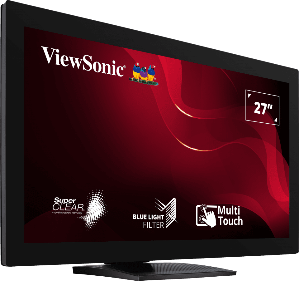 Monitor ViewSonic 27" TD2760, Touch: 10pts, Diagonal (inch): 27, Diagonal - 3
