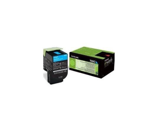 Toner Lexmark 70C20CE, cyan, 1 k, CS510DE, CS410DN, CS310DN,CS310N, CS410N,