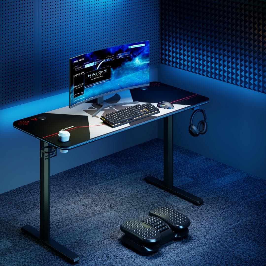 Birou gaming Serioux Aeter RGB 1200x600x750mm - 9