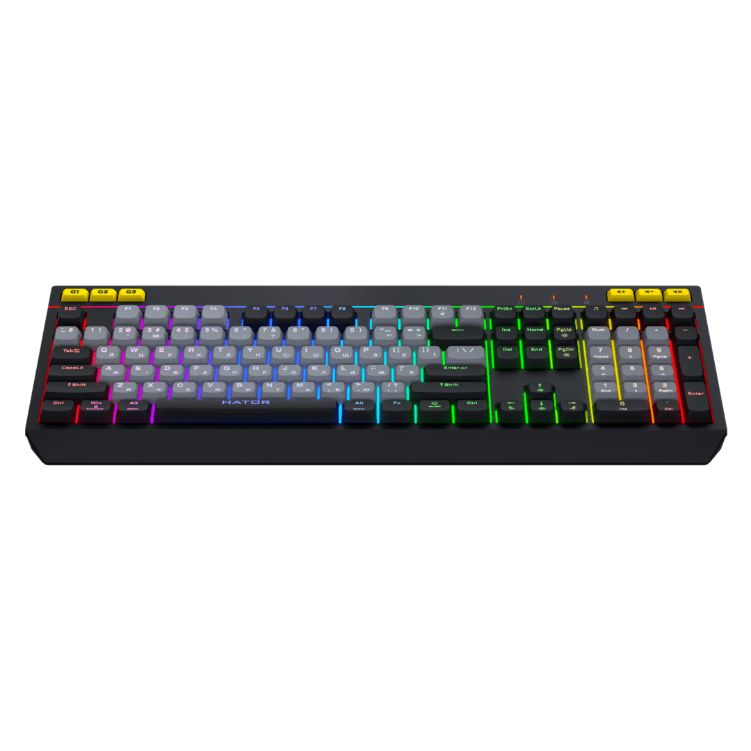 Tastatura cu fir Hator Icefall, membrana, conectivitate USB, polling rate - 2