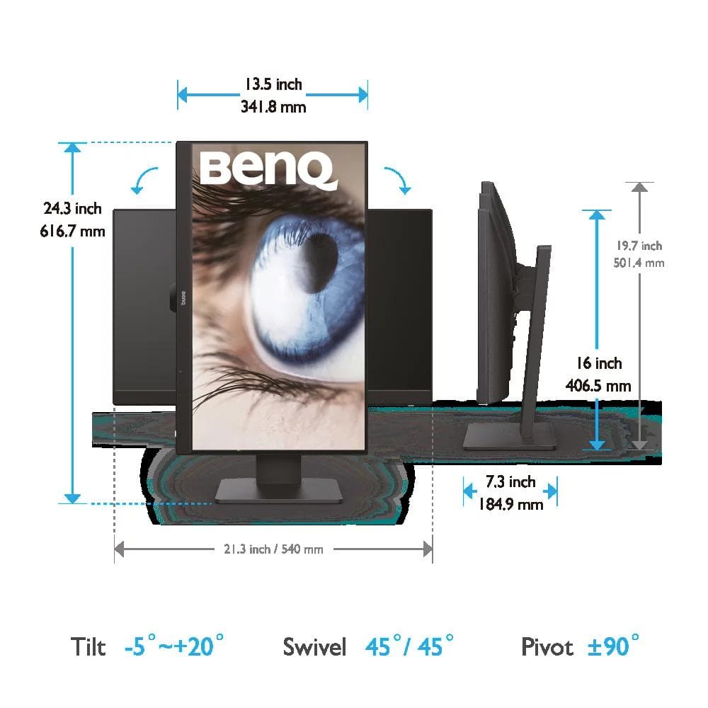 Monitor BenQ 23.8" GW2485TC - 6