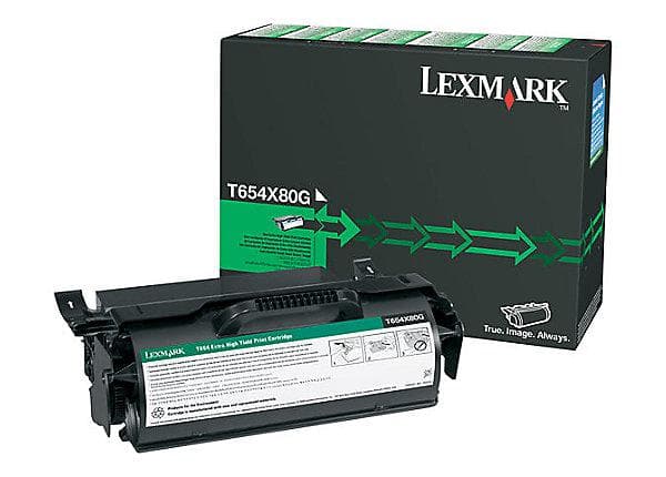 Toner Lexmark T654X80G, black, 36 k, T654dn , T654dtn ,