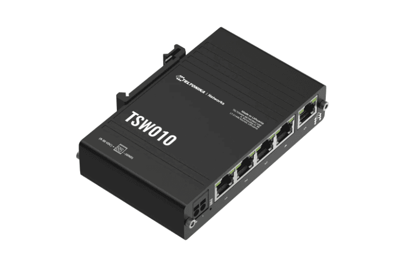 TELTONIKA INDUSTRIAL 5PORT SWITCH TSW010, Interfata: 5 x ETH port, - 2