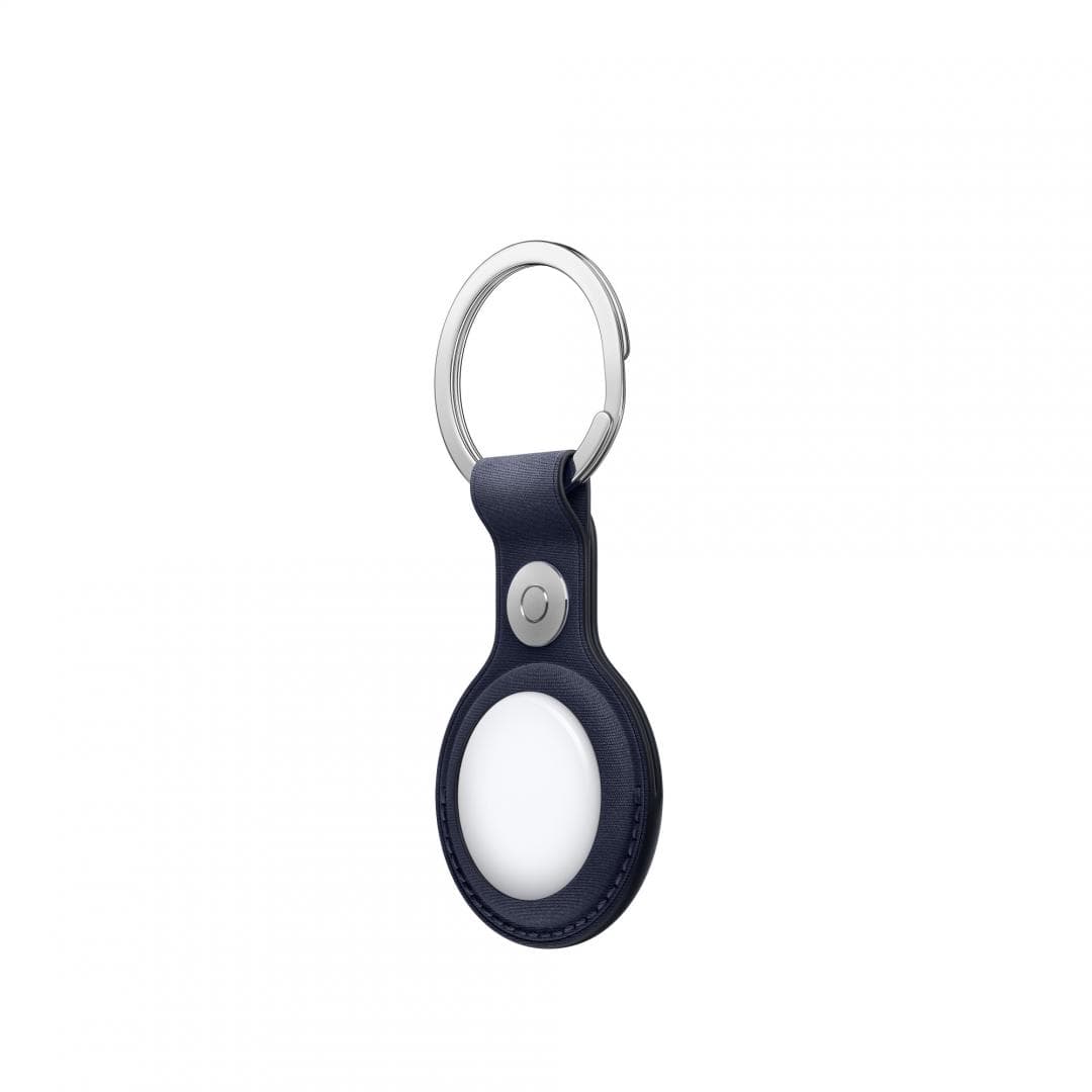 AirTag FineWoven Key Ring - Navy - 2