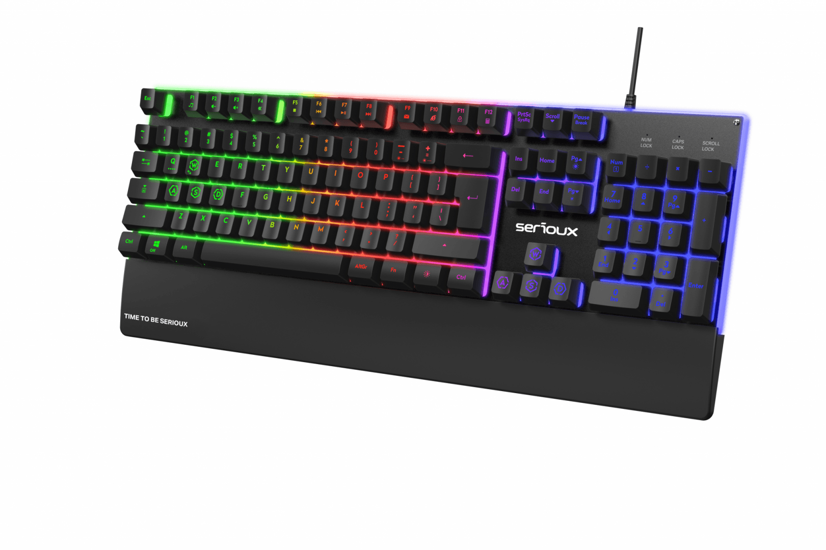 Tastatura gaming cu fir iluminata Serioux Nexor, interfata USB, numar - 3