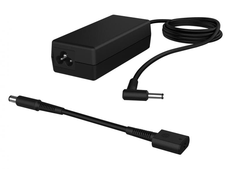 HP incarcator 65W. Dimensiuni: 106 x 47 x 28 mm.